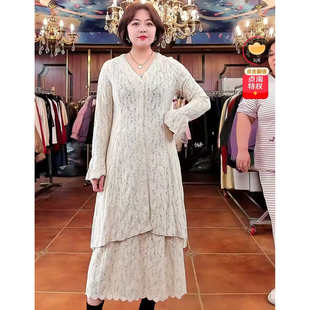 【1.7慧姐大码女装】2025新款高端套装LJ姐3309-