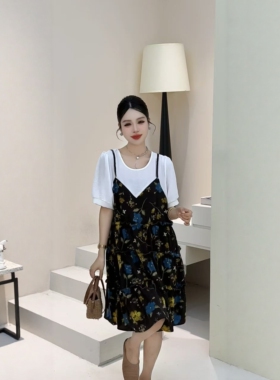【5.11慧姐大码女装】2026新款连衣裙JYX秀3520-