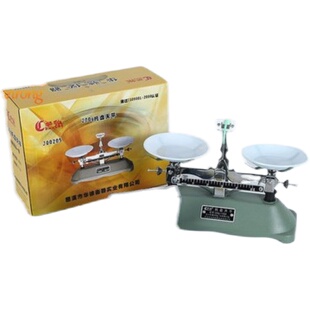 教学仪器 托盘天平200g/0.2g 药物架盘天平/托盘天平+砝码+镊子