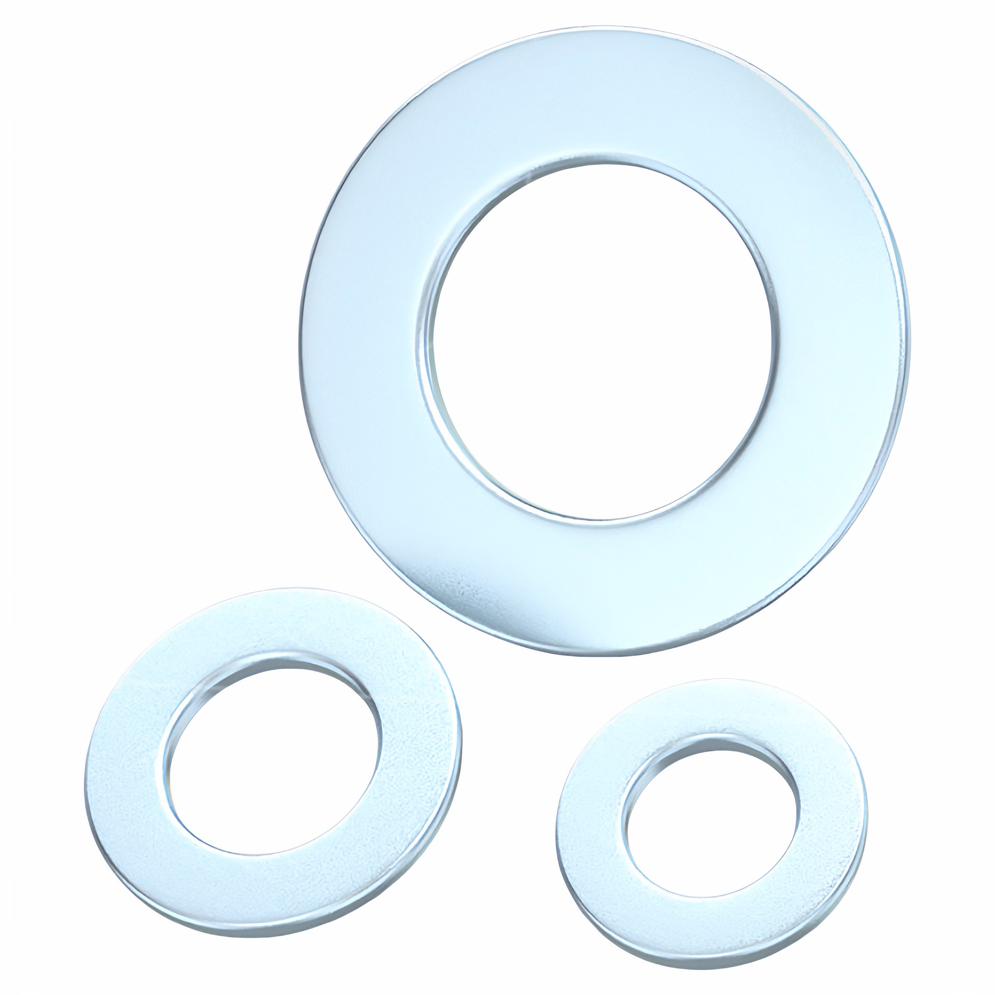 镀锌平垫片垫圈介子GB97蓝白锌M3M4M5M6M10M12M14M16M20M22M24M30,五金/工具,垫圈,淘宝优惠券,粉丝福利购,淘宝优惠卷