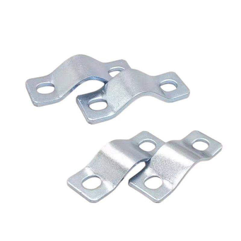 镀锌加厚弧形挡板国标双孔挡板u型卡扣压板u型螺丝加厚固定连接片,五金/工具,组合件和连接副,淘宝优惠券,粉丝福利购,淘宝优惠卷