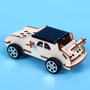 科技小制作小发明太阳能小汽车材料创客拼装 玩具创意模型
