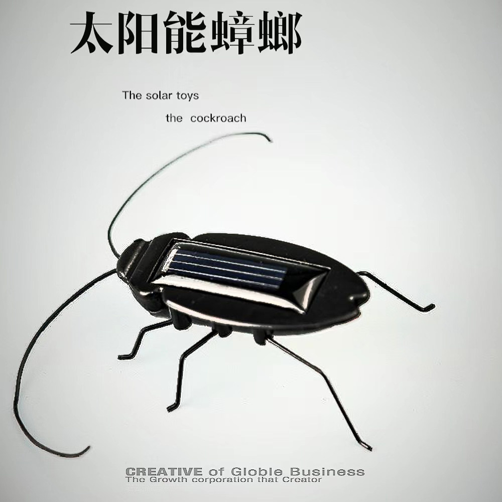 创意小玩具生日礼物太阳能动力蟑螂车小学生喜爱科学科讲解产品