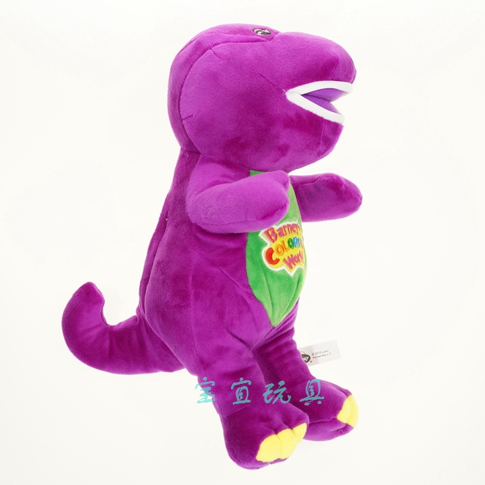 Barney 会唱歌班尼 绣花班尼 紫色小恐龙 毛绒玩具公仔玩偶礼物 玩具/童车/益智/积木/模型 毛绒/玩偶/公仔/布艺类玩具 原图主图