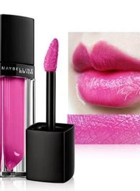 包邮美宝莲绝色持久丝绒雾感唇釉5ml保湿哑光雾面唇彩01 M400M500