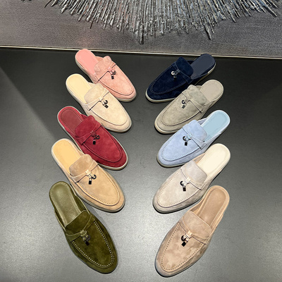 XRVLP包头半拖鞋女凉拖穆勒鞋