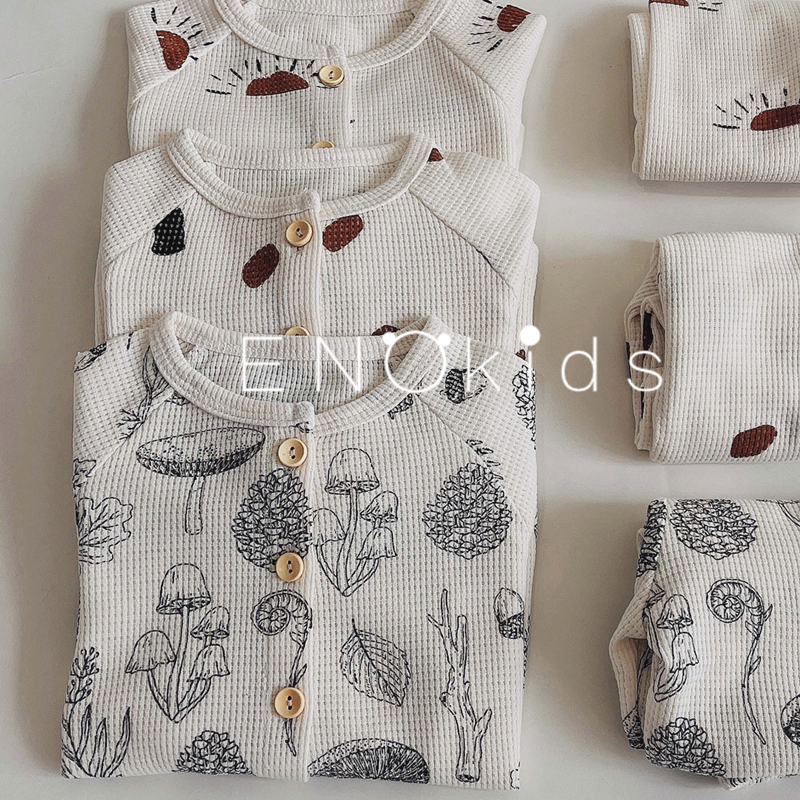 森系可爱纯棉两件套秋春家居服