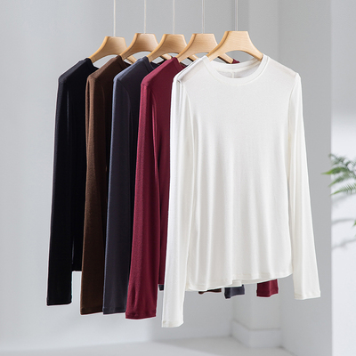 羊毛5A抗菌舒适修身打底衫长袖