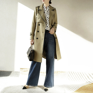 流行英伦风高级感CO6837 新款 ARTIN徕倩中长款 风衣外套2025秋季