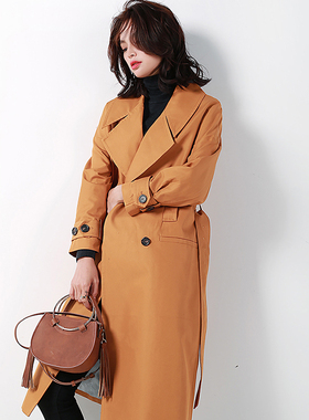 ARTIN徕倩风衣外套女2023新款春季中长款收腰显瘦风衣外套CO5919