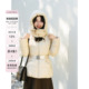 羽绒服 apipedream如一梦 可拆卸带帽收腰鸭绒保暖冬季 云绒踏雪