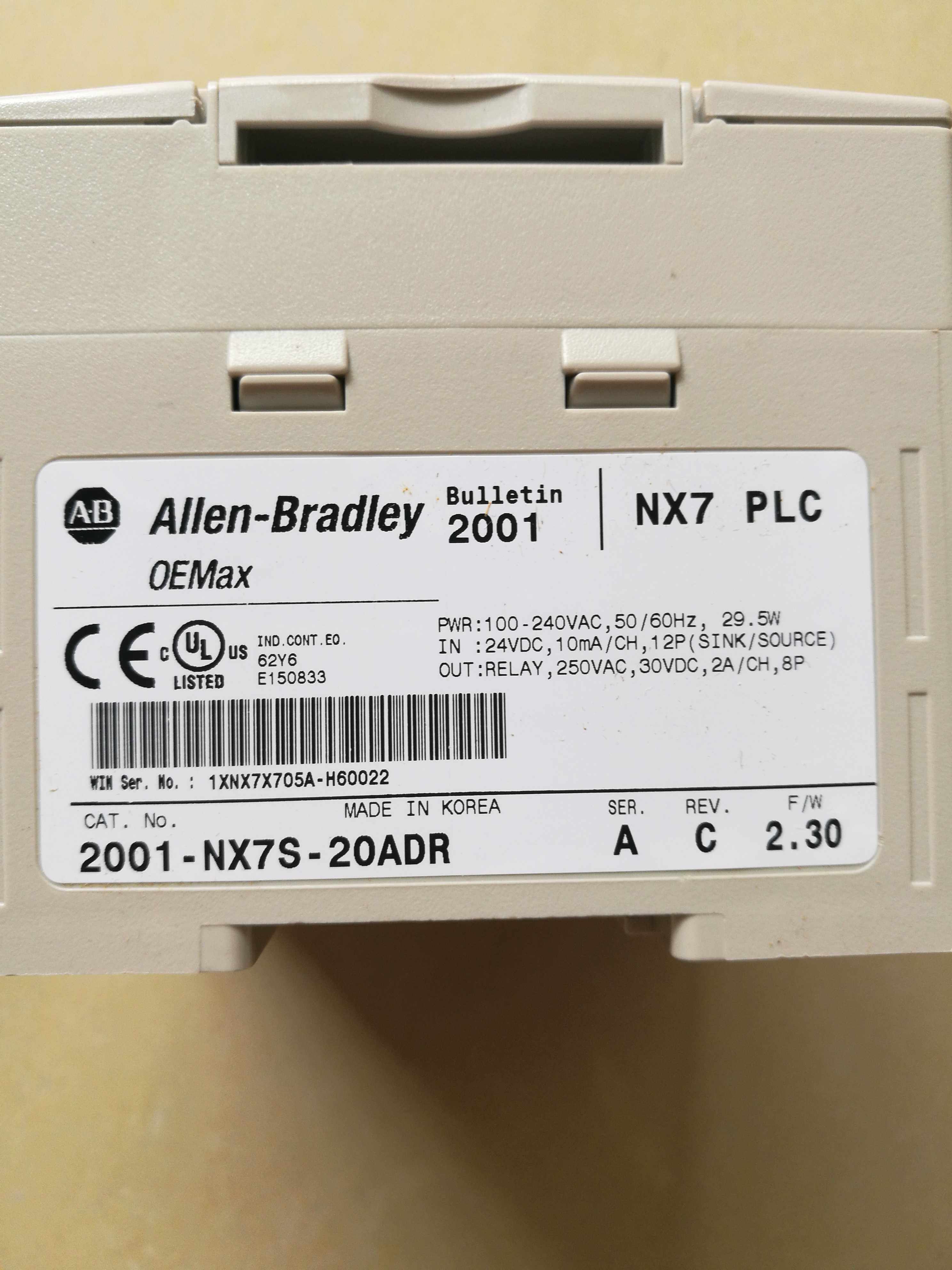 *全新原装正品*ab罗克韦尔 2001-nx7s-20adr nx7s-20adr 现货议价