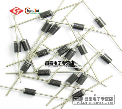 肖特基二极管 SR3200 SB3200 DO-27 200V 3A 直插 散装