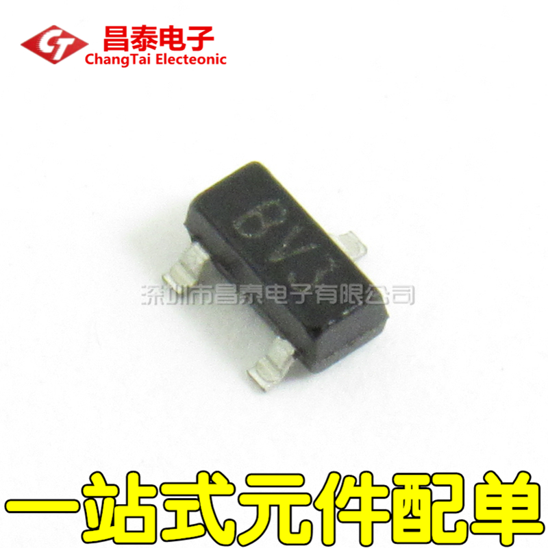 贴片三极管 2SA1145 A1145 丝印BV3 SOT-23 音频对管2SC2705