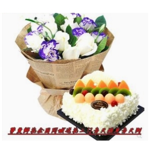 株洲县古岳峰镇淦田镇白关镇龙潭镇蛋糕店鲜花店配送生日蛋糕玫瑰