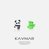 童趣满分ab款 甜美熊猫竹子耳钉时尚 气质耳饰925纯银针耳环感