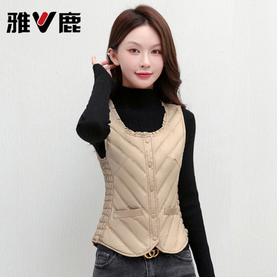 扣子百搭短款圆领无缝