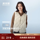 波司登2025新款 轻薄保暖羽绒马甲女士羽绒内胆V领背心百搭