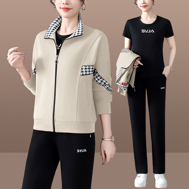 休闲运动服套装女2025初春季新款