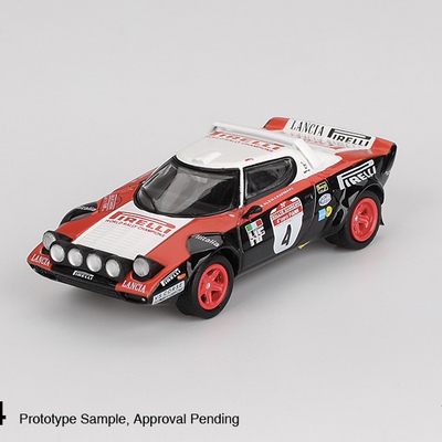 MINIGT 1:64 蓝旗亚Lancia HF #4 1978 Rally 1084#合金汽车模型