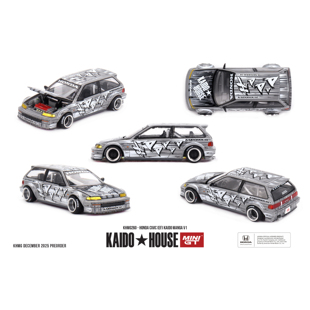 KAIDO MINIGT 1:64 本田思域Civic EF Manga V1 瓦罐合金开盖车模
