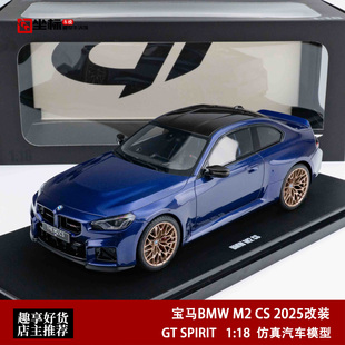 GT SPIRIT 1:18 宝马BMW M2 CS 2025改装 GT552 仿真树脂汽车模型