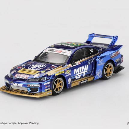 MINIGT 1:64 日产尼桑 S15 Silvia LB超级剪影 1157#合金汽车模型