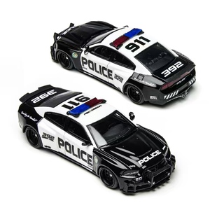 TM/PSC 1:64 道奇战马 斗殴者 Charger Brawler LSPD警车合金车模