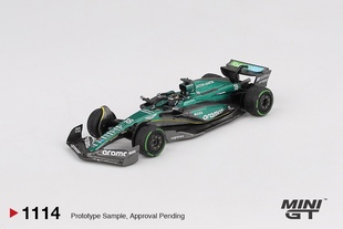 MINIGT 1:64 2024加拿大 阿斯顿马丁AMR24 #18斯托尔 F1合金车模