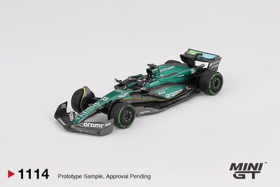 MINIGT 1:64 2024加拿大 阿斯顿马丁AMR24 #18斯托尔 F1合金车模