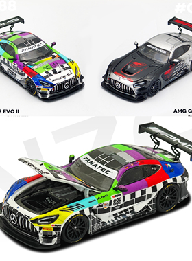 奔驰AMG GT3 EVO II 2025赛季冠军 开盖 Kilo 1:64 合金汽车模型
