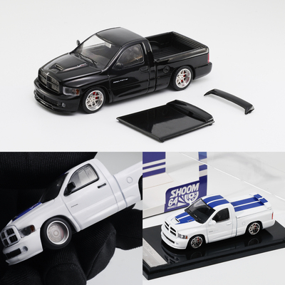 GCD 1:64 道奇RAM SRT-10 越野皮卡 轴承轮 合金开盖汽车模型收藏