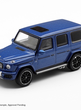 MINIGT 1:64 梅赛德斯 奔驰 AMG G63 1210# 大G蓝色 合金汽车模型