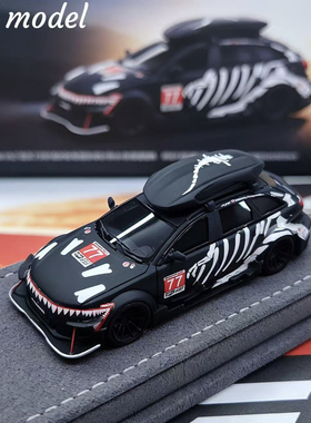 奥迪RS6 Avant C7瓦罐旅行车DTM 化骨龙 Mechspeed 1:64 树脂车模