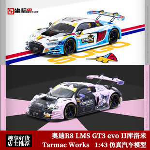 奥迪R8 LMS GT3 evo II GT Cup库洛米 TW 1:64 澳门 合金汽车模型