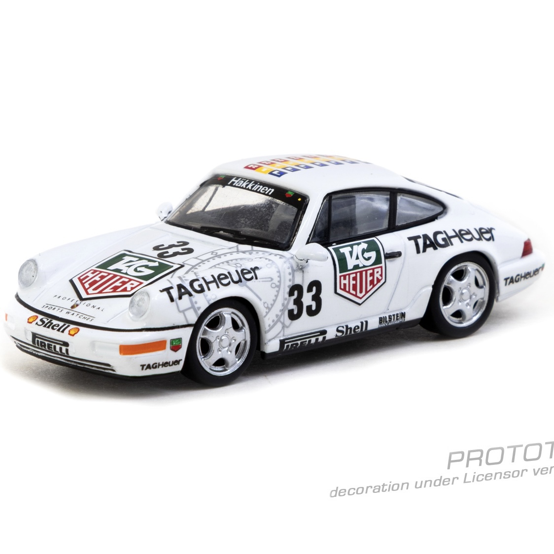 TW 1:64 保时捷911 Carrera 2 Supercup 卡雷拉杯 合金汽车模型