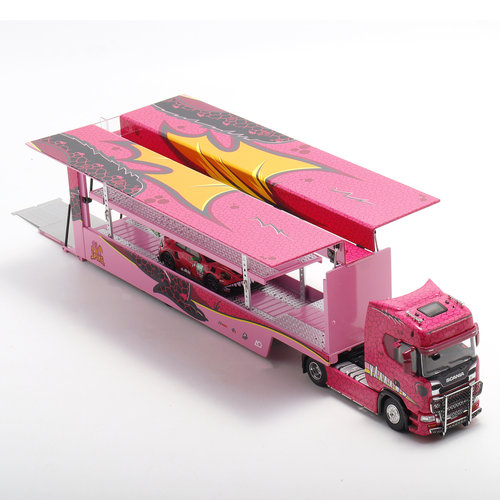 Maxwell164粉猪运输车斯堪尼亚