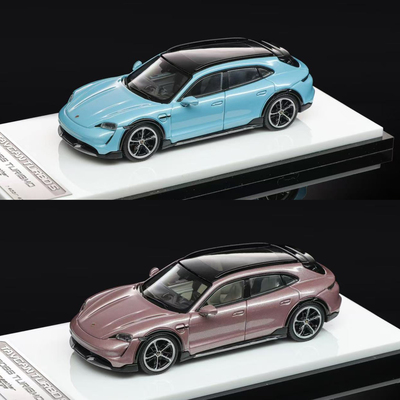 保时捷卡宴 Taycan Turbo S Cross Turismo AF 1:64 合金汽车模型
