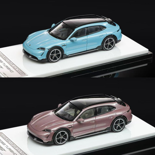 保时捷卡宴 Taycan Turbo S Cross Turismo AF 1:64 合金汽车模型