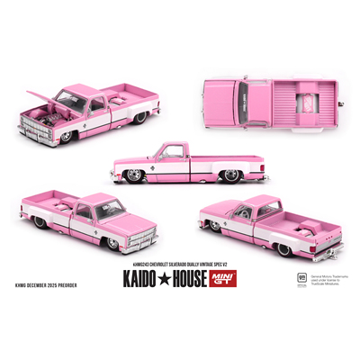 KAIDO MINIGT 1:64 雪佛兰Chevrolet Dually 皮卡 合金开盖模型车