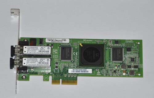 全新原装QLOGIC QLE2462 Dual-Port PCI-E Fiber Channel Card