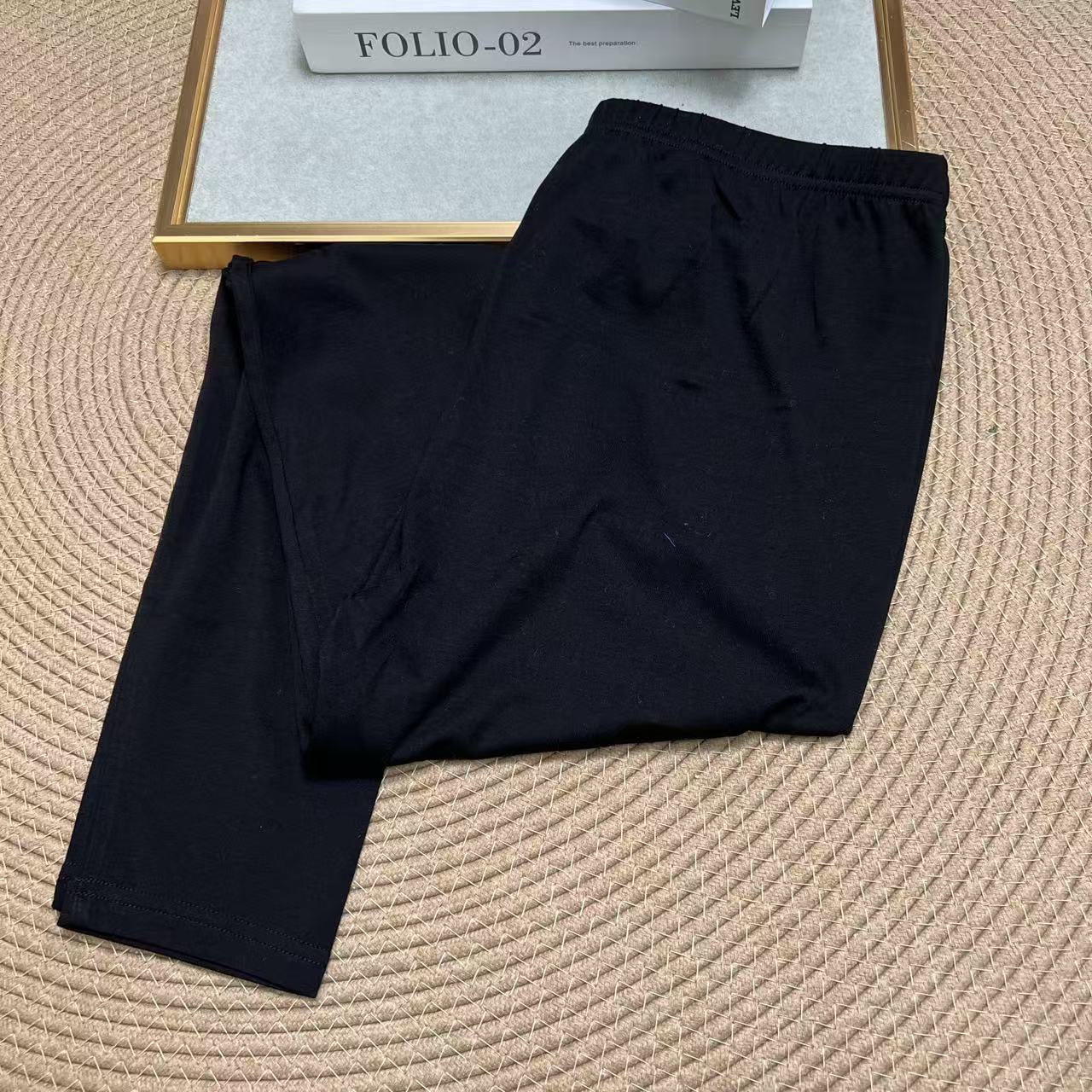 米瑞多娜  秋裤 多色 桑蚕丝女士秋冬款大码宽松高腰保暖裤长裤