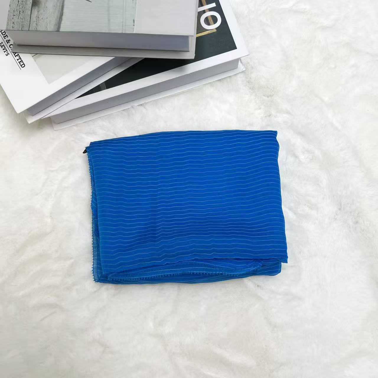 米瑞多娜【雪纺长巾 合】设计师定制系列100%桑蚕丝高货丝巾