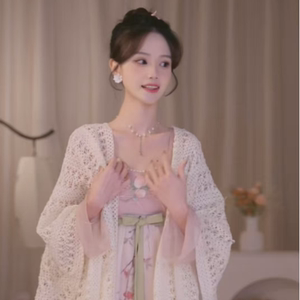 瑶西【花朝夕拾披肩】女款汉元素百搭国风披肩春夏季日常防晒汉服