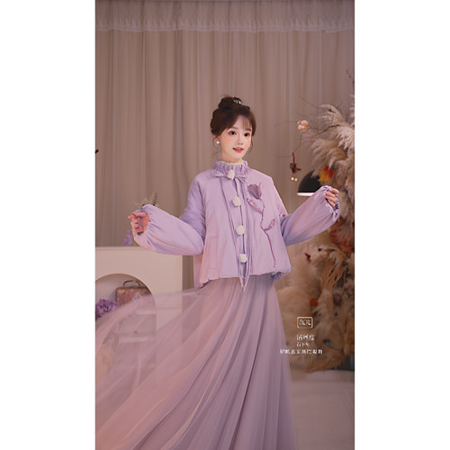 【紫郁金香】冬季立体毛球套装