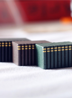 仿哈利波特实木古典书籍dollhouse微缩袖珍书本6分12分bjd配件