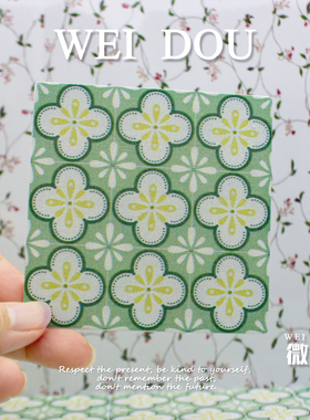 6分BJD微缩地板blythe娃屋印花木板片12分迷你地面装饰ob11配件