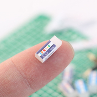 迷你橡皮擦模型bjd娃屋微缩文具ob11袖珍学习用品dollhouse道具