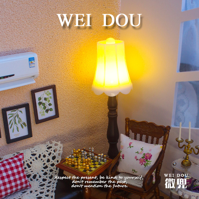 微缩复古落地灯迷你氛围台灯