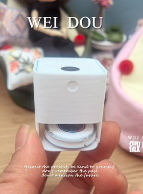 bjd迷你娃娃屋扫地机器人模型